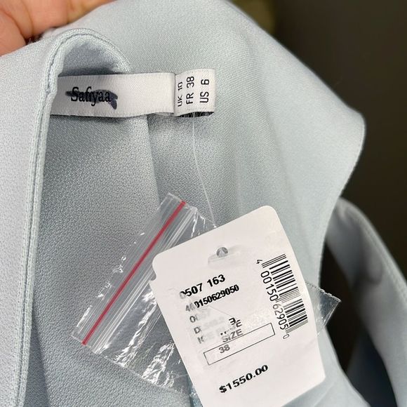 Safiyaa Desia Asymmetric Mermaid Gown US 6 $1550 - Picture 6 of 6